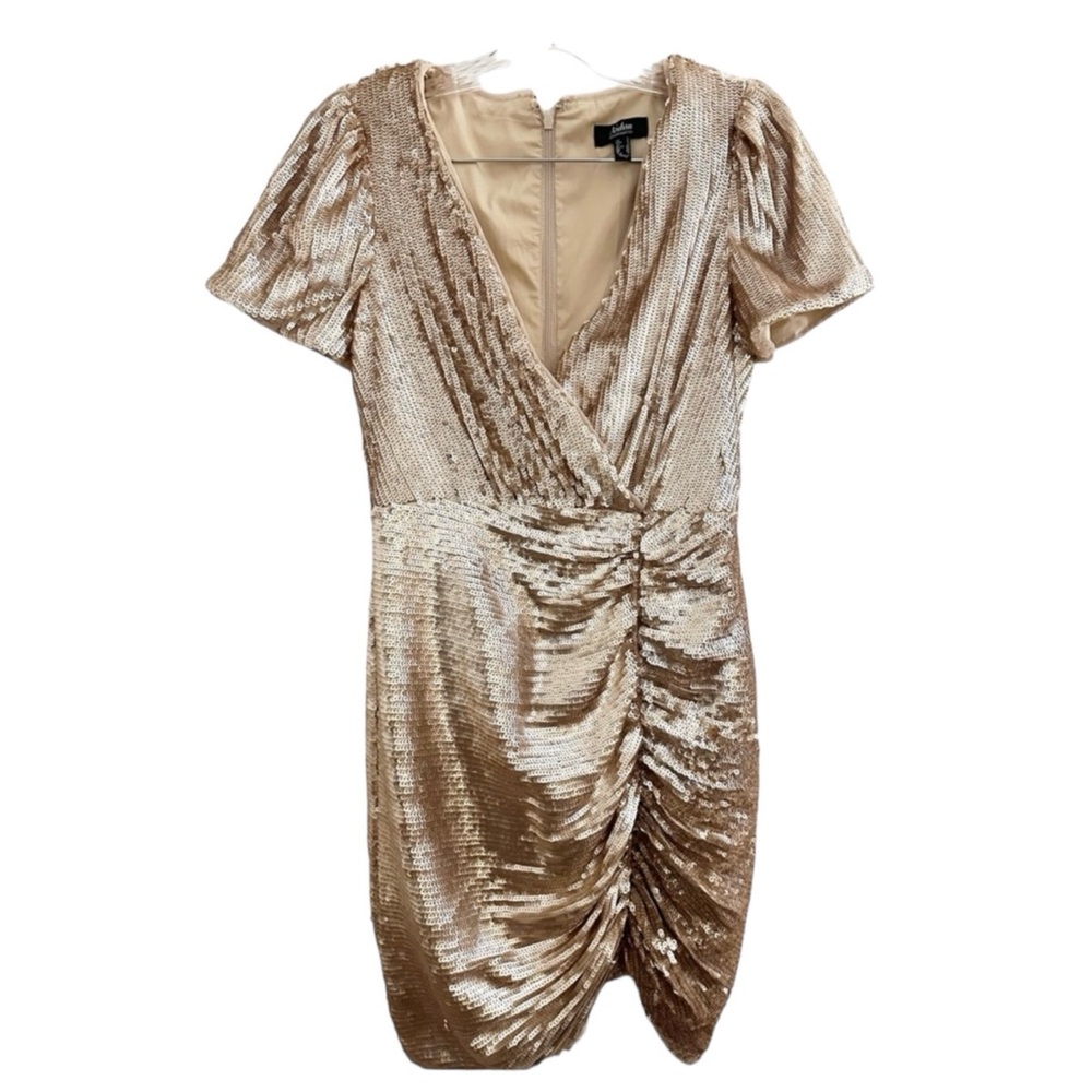 Aidan Mattox Sequined Dress Cocktail Evening New Year Size 4 NWT